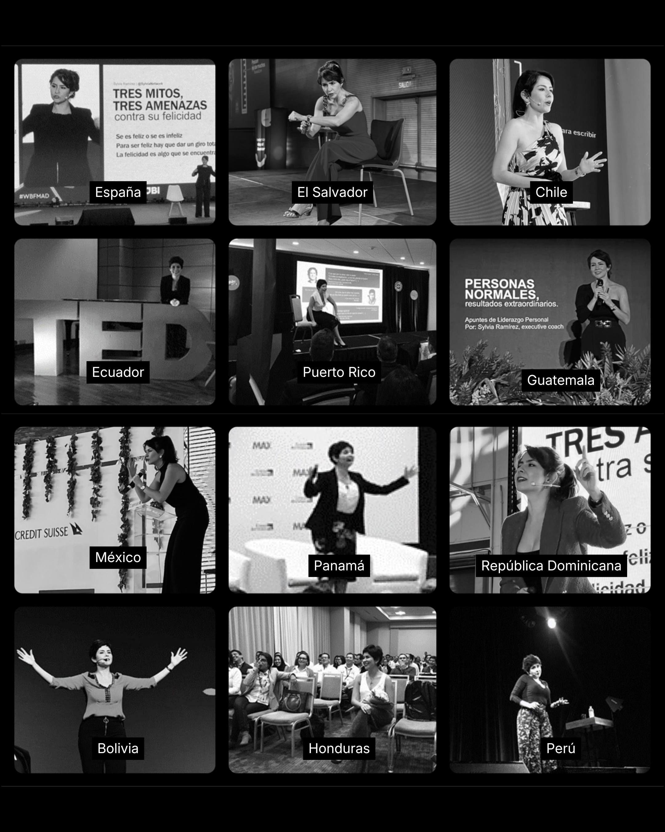 Sylvia Ramírez Eventos Internacionales